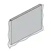 Image de HSK Dobla Tablier latéral l: 75 cm, 540174,