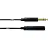 Image de Rallonge Jack [1x Jack mâle 6.35 mm - 1x Jack femelle 6.35 mm] Cordial CFM 5 VK noir 5.00 m