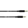Image de Câble de liaison Jack [1x Jack mâle 3.5 mm - 1x Jack mâle 3.5 mm] Cordial CFS 1,5 WW noir 1.50 m