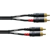 Image de CORDIAL CABLES Câble audio double Rca/Rca 30 cm CÂBLES AUDIO Essentials RCA