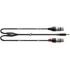 Image de Cordial Câble 3,5 st / 2x XLR fem 3 m CFY 3 WFF - Câble d'Insertion