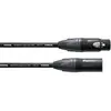 Image de Câble de liaison XLR [1x XLR femelle - 1x XLR mâle] Cordial CPM 5 FM noir 5.00 m