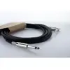 Image de Câble de raccordement Cordial 14762 Jack instruments [1x Jack mâle 6,3 mm (mono) - 1x Jack mâle 6,3 mm (mono)] 1.50 m noir flexible