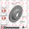 Image de OTTO ZIMMERMANN GMBH Disque de frein arrière droit pour BMW: M5 (Ref: 150.3456.75)
