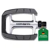 Image de Contec CPI-036 Pédale pour vélo standard ou de randonnée avec roulement à bille de type industriel Noir/argenté 9/16