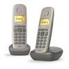 Image de Gigaset A170 Duo - 2 téléphones DECT sans fil - écran avec rétro-éclairage - identification de l'appelant - 18 heures d'autonomie en conversation - répertoire avec 50 contacts, couleur taupe
