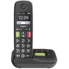 Image de Gigaset E290A DECT/GAP Téléphone sans fil compatible avec les appareils auditifs, répondeur téléphonique, fonction mains libres, babyphone noir