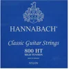 Image de Hannabach 652387 Cordes guitare classique 800HT Jeu High Tenson argentée