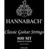 Image de Hannabach 652377 Cordes guitare classique 800MT Jeu Medium Tenson argentée