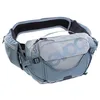 Image de EVOC HIP PACK PRO 3 + HYDRATION BLADDER 1,5, Sacoche ventrale (AIR FLOW CONTACT SYSTEM, ceinture ventrale AERO FLEX, avec vessie d'hydratation 1,5l et porte-bouteille, One Size), Stone - Steel