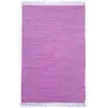 Image de Theko Tapis Coton, Coton, Rose Bonbon, 60 x 120 cm