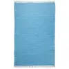 Image de Theko Happy Cotton Tapis 100% Coton Turquoise 70 cm x 140 cm