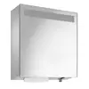 Image de Wagner-Ewar A-Line Armoire de toilette avec distributeur de serviettes en papier et distributeur de savon automatique, 1 porte, 727850, WP600