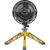 Image de Vornado Heavy Duty EXO5 Ventilateur sur pied 37.2 W (Ø x H) 20 cm x 50 cm jaune, gris pivotant