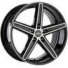 Image de OXIGIN 18 Concave 8,50 x 18 Déport 45 Cercle de Trou 5 x 108 Centrage 72,60 OXACHTZEHN8518F45BFPHD, Black Polish