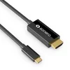 Image de sonero USB-C câble DisplayPort, 4K 60Hz avec 18Gbps, USB 3.1, Old Fashion, Thunderbolt 3 compatible avec MacBook Pro, Samsung S8, Dell XPS 15 et d'autres ordinateurs USB-C, 2,0m, noir