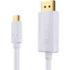 Image de Sonero UCC021-010 USB-C câble DisplayPort, 4K 60Hz avec 18Gbps, USB 3.1, Old Fashion, Thunderbolt 3 compatible avec MacBook Pro, Samsung S8, Dell XPS 15 et d'autres ordinateurs USB-C, 1,0m, blanc