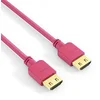 Image de PureLink PI0505-015 Câble de Connexion HDMI Haute Vitesse (4K UltraHD (2160p), Ethernet, 18Gbps), HDMI-A Mâle vers HDMI-A Mâle, certifié, sans Halogènes, Ultra Plat, 1,50m, Magenta