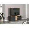 Image de trendteam smart living Meuble TV Bas, matériau en Bois, Gris, (l x H x P) 150 x 50 x 42 cm