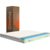 Image de EMMA | Matelas Original+ 140x190 | Hauteur 25 cm | Mousse à Mémoire de Forme et Ressorts ensachés | Fermeté équilibrée | Soutien à 5 Zones | Ergonomique | Ultra-Respirant | Air +