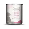 Image de MjAMjAM - Nourriture Humide Premium pour Chats - Duo à Base de Canard Tendre et de Poulet juteux sur Carottes, 1 Paquet (1 x 800g), sans céréales avec supplément de Viande