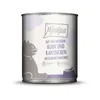 Image de MjAMjAM - Nourriture Humide Premium pour Chats - Duo de Poulet & Lapin juteux avec potiron cuit à la Vapeur, 1 Pack (1 x 800 g), sans céréales avec supplément de Viande