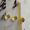 Image de Steinberg 911 Robinetterie de douche encastrée avec mitigeur thermostatique alvéolé 2 sorties, 911 4120 BG,