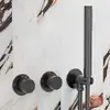 Image de Steinberg 912 Robinetterie de douche encastrée avec mitigeur thermostatique, 2 sorties, 912 4120 BGM,