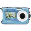 Image de GoXtreme Reef Blue Appareil photo numérique 24 Mill. pixel bleu vidéo Full HD, étanche jusquà 3 m, caméra submersible, résistant aux chocs, avec flash intégré