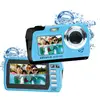 Image de Appareil photo numérique Aquapix W3048-I Edge Iceblue 48 Mill. pixel glace, bleu caméra submersible, écran frontal