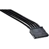 Image de Câble dalimentation SATA BeQuiet [1x Alimentation SATA mâle 15 pôles - 1x module dalimentation] 0.60 m noir