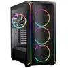 Image de Tour midi BeQuiet Shadow Base 800 FX Black Boîtier PC noir fenêtre latérale, 4 ventilateurs LED pré-installés, filtre anti-poussière, installation du disque