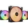 Image de BeQuiet LIGHT WINGS LX 120mm PWM Triple-Pack Ventilateur pour PC noir (l x H x P) 120 x 120 x 25 mm avec éclairage LED