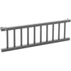 Image de Grille de fermeture babybay I berceau adapté aux modèles Original et Midi, laqué gris ardoise