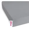 Image de babybay Drap-Housse en Jersey Deluxe Convient pour Modèle Rallonge Latérale Original Maxi Midi/Boxspring Gris 1 Unité