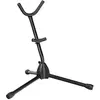 Image de Classic Cantabile Pied De Saxophone AS-2009 Pour Alto/Ténor (Hauteur 375mm, Support Rembourré, Pieds En Caoutchouc, Pliable, Stabilité Assurée)