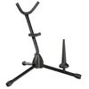 Image de Classic Cantabile Pied pour saxophone AS-2010 pour alto - tenor et clarinette - Support d'instrument de musique - Stand - Métal