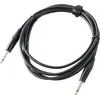 Image de Pronomic Stage INST-3 Câble Instrument 3m (Jack 6,3 mm, câble de liaison, guitare, embouts plaqués or, décharge de traction à pince) noir