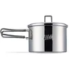 Image de Esbit Marmite d'extérieur 1600 ml   Casserole de camping en acier inoxydable de haute qualité   avec couvercle avec suspension pratique