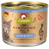 Image de GranataPet Symphonie No.4 Lot de 6 Paquets de 200 g de Nourriture pour Chat au Saumon et à la Dinde sans céréales ni sucres ajoutés Filet en gelée Naturelle Nourriture Humide délicate pour Chats