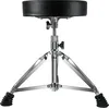 Image de XDrum Session DHS-1 Tabouret de Batterie (Double entretoise, réglable en Hauteur 47-60 cm, diamètre de l’Assise 32 cm, tripode avec Pieds en Caoutchouc antidérapants, Pliable, Stable)
