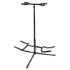 Image de Classic Cantabile Support Double (Support guitare, support 2 places, pied, support pour acoustique, guitare électrique et basse)