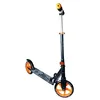 Image de muuwmi Trottinette en Aluminium - 200 mm - ABEC 5 - Homologuée GS - Hauteur réglable - Noir/Orange