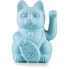 Image de Donkey Products   Chat Porte-Bonheur Bleu   Chat décoratif Japonais dans Une Couleur Mate élégante, env. 15 x 10,5 cm