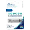 Image de MediaRange MR936 Clé USB 32GB Argent Combo Flash Drive USB 3.1 + Typ C