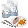 Image de MjAMjAM Sachet de nourriture pour chat au poulet et potiron cuit à la vapeur - 125 g