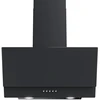 Image de Heinrich's HDU 7622 SW - Hotte Aspirante Murale en Verre Noir 60 cm, 300 m³/h, LED, Classe B, Évacuation/Recyclage