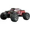 Image de Amewi Daphoenodon rouge brushed 1:12 Auto RC électrique Monstertruck 4 roues motrices (4WD) prêt à fonctionner (RtR) 2,4 GHz avec accu et chargeur, avec effet