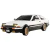Image de Amewi AE86 Sprinter Trueno Scale Drift blanc brushed 1:18 Auto RC électrique Voiture de tourisme propulsion arrière prêt à fonctionner (RtR) 2,4 GHz avec accu