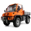 Image de Amewi Mercedes-Benz Unimog Porte-appareils 4WD 1:10 ARTR Orange RC télécommandé sous Licence véhicule